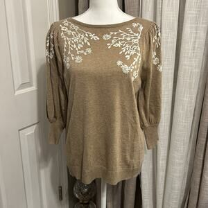 Sweater With Embroidery